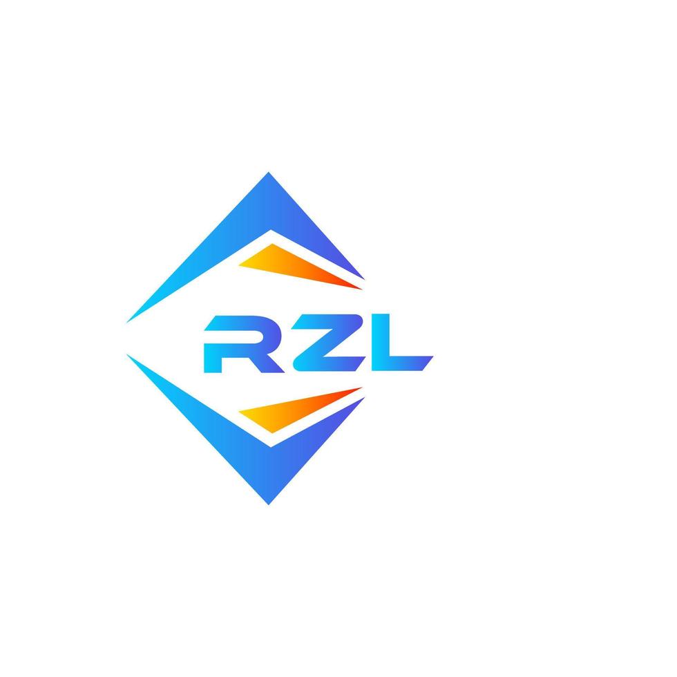 RZL abstract technology logo design on white background. RZL creative initials letter logo concept. vector