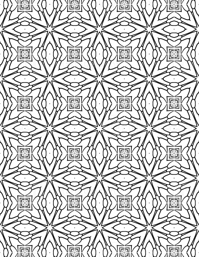 adulto geometrico modello colorazione pagine. colorazione prenotare, senza soluzione di continuità colorazione pagina per adulti. png