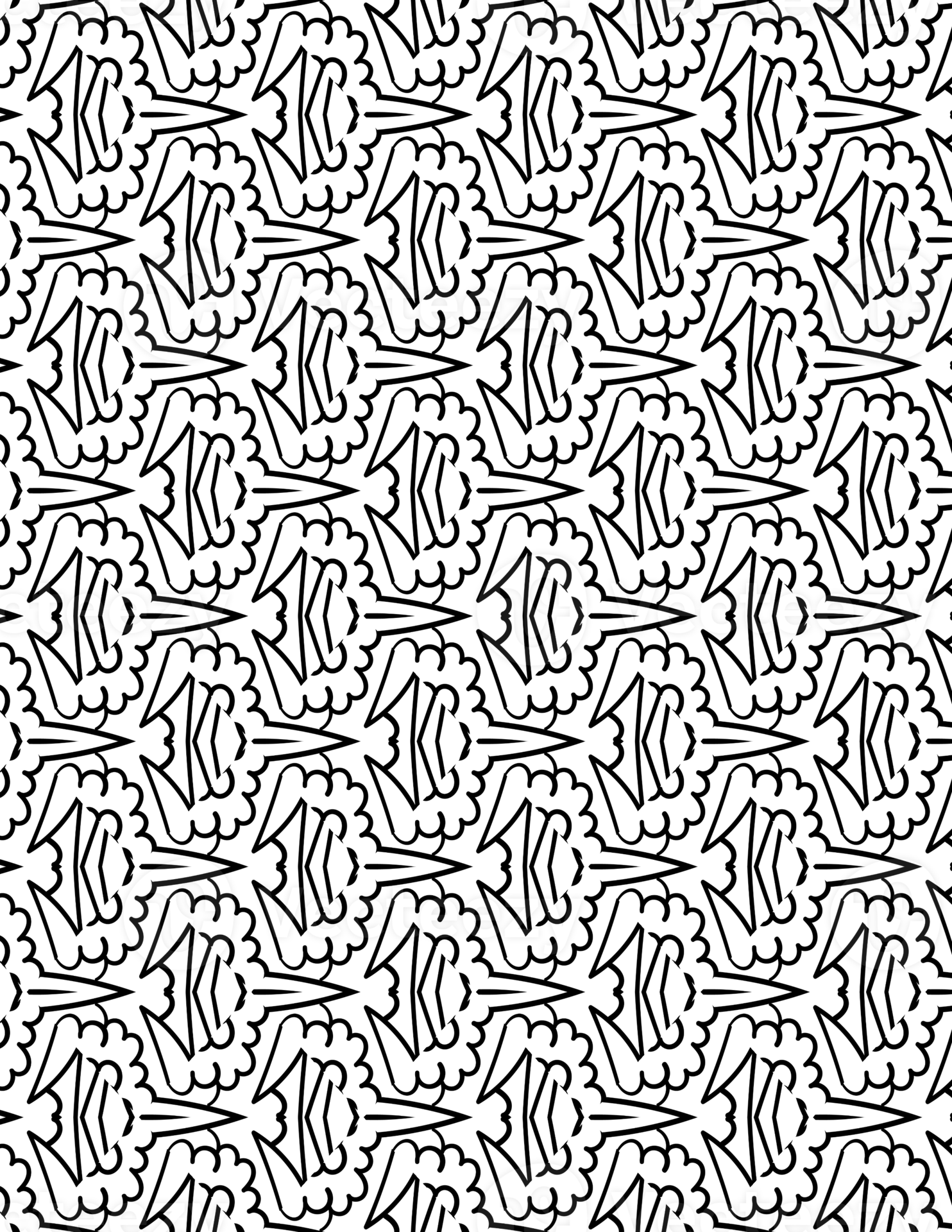 Free coloriages de motifs géométriques pour adultes. livre de coloriage