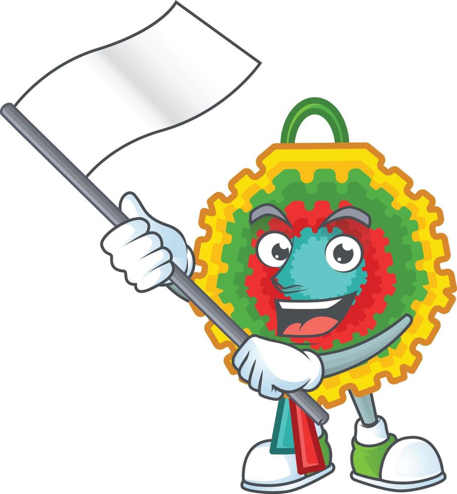 Pinata cartoon mascot style vector