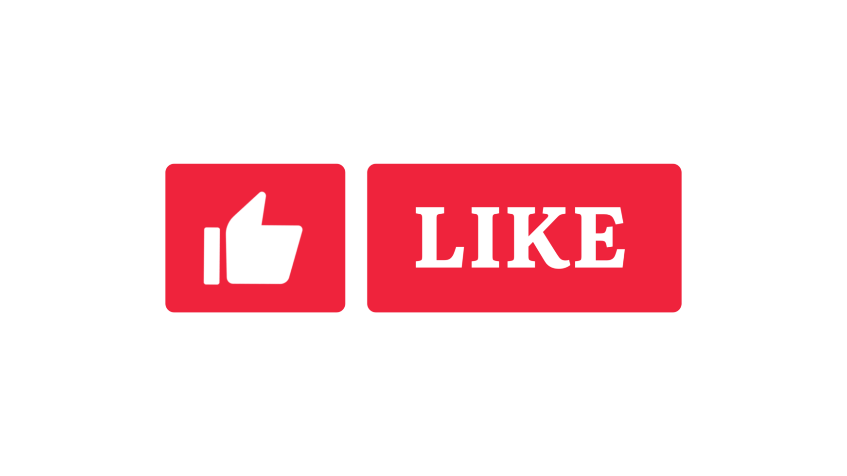 Social media like icon and text free png