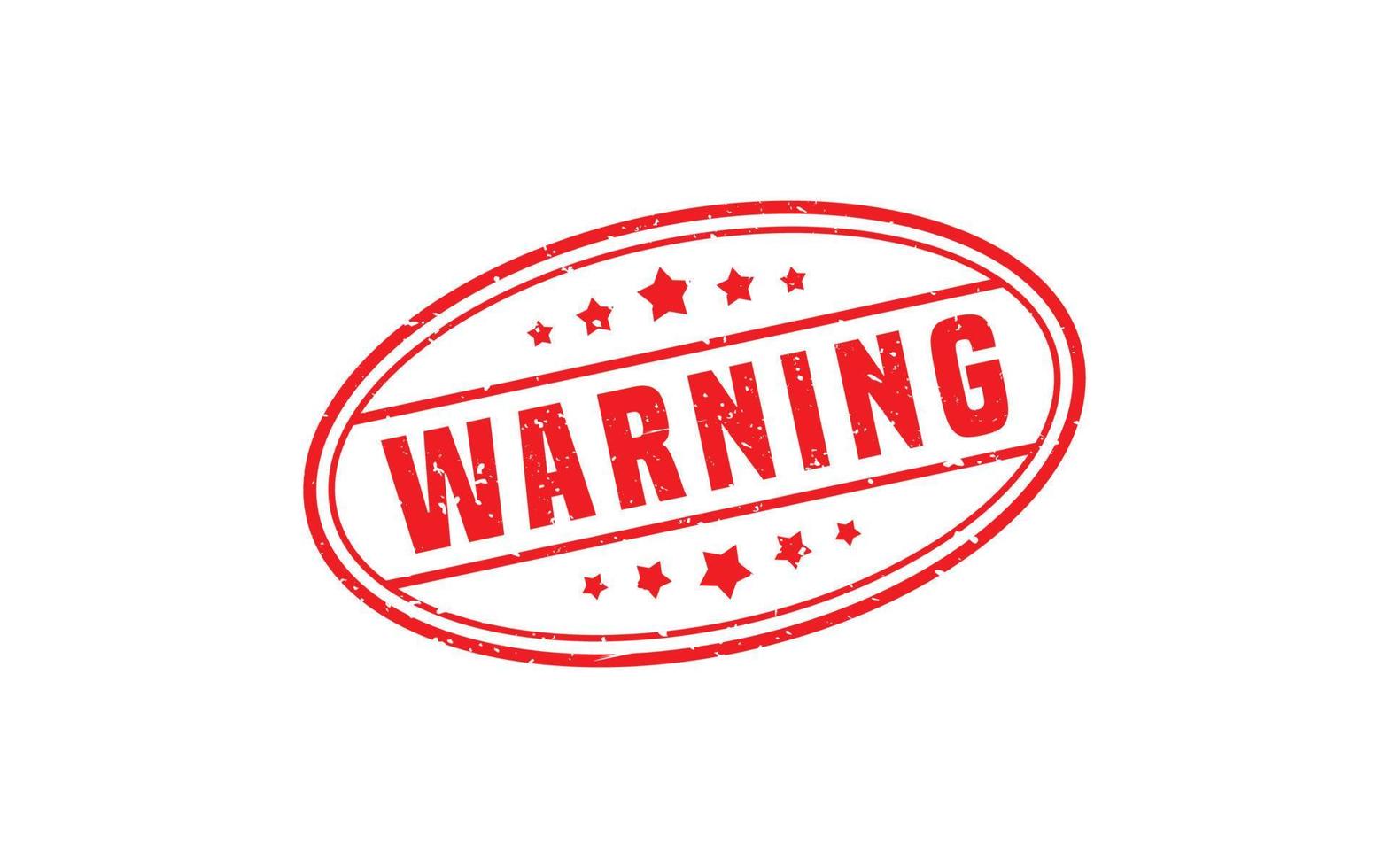 WARNING rubber stamp with grunge style on white background vector