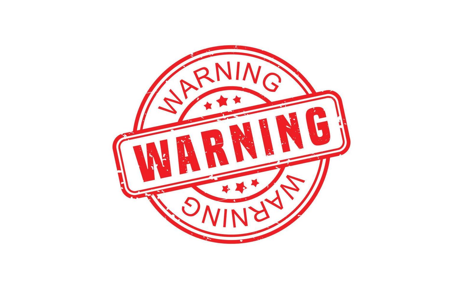 WARNING rubber stamp with grunge style on white background vector