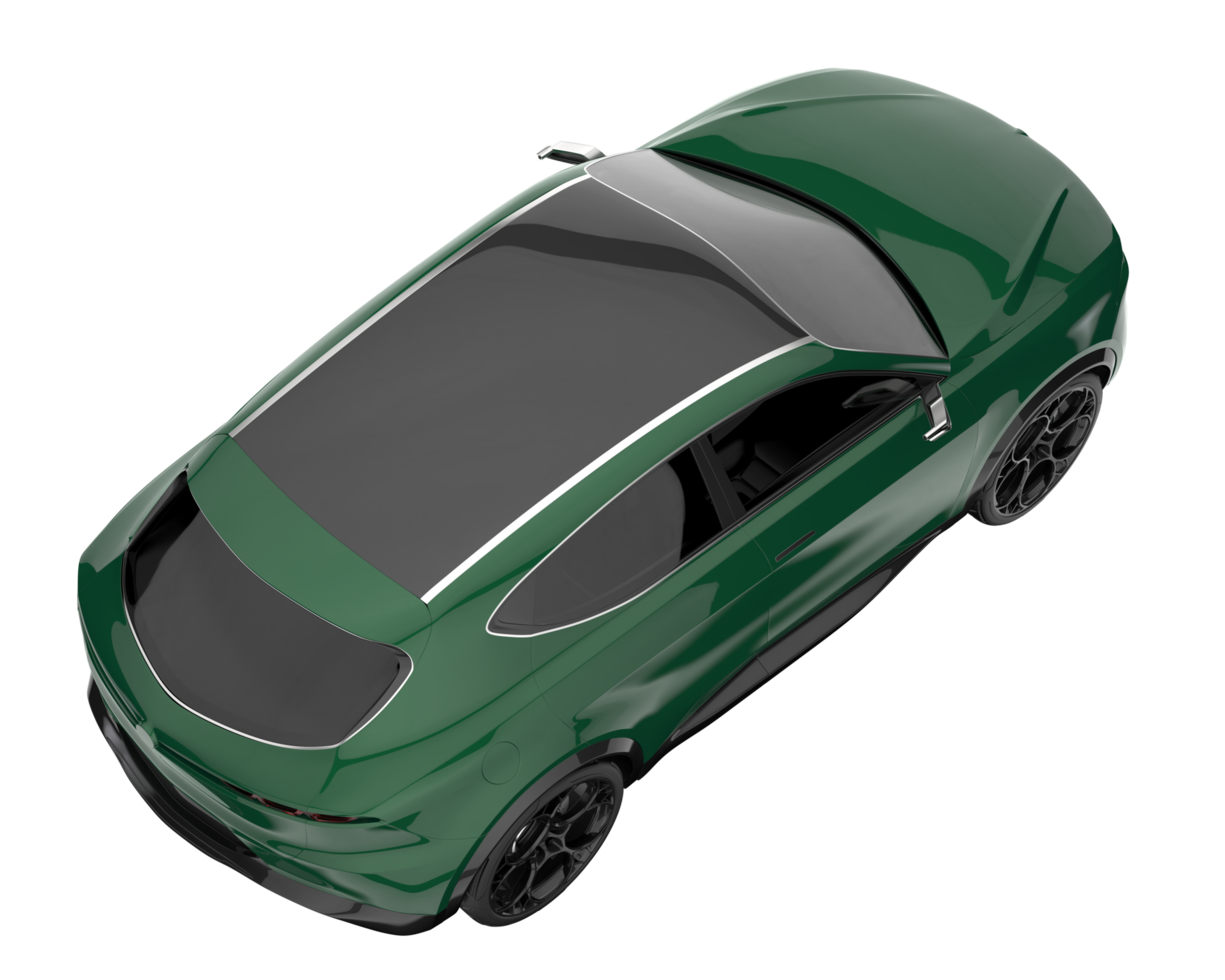 Realistic SUV isolated on transparent background. 3d rendering - illustration png