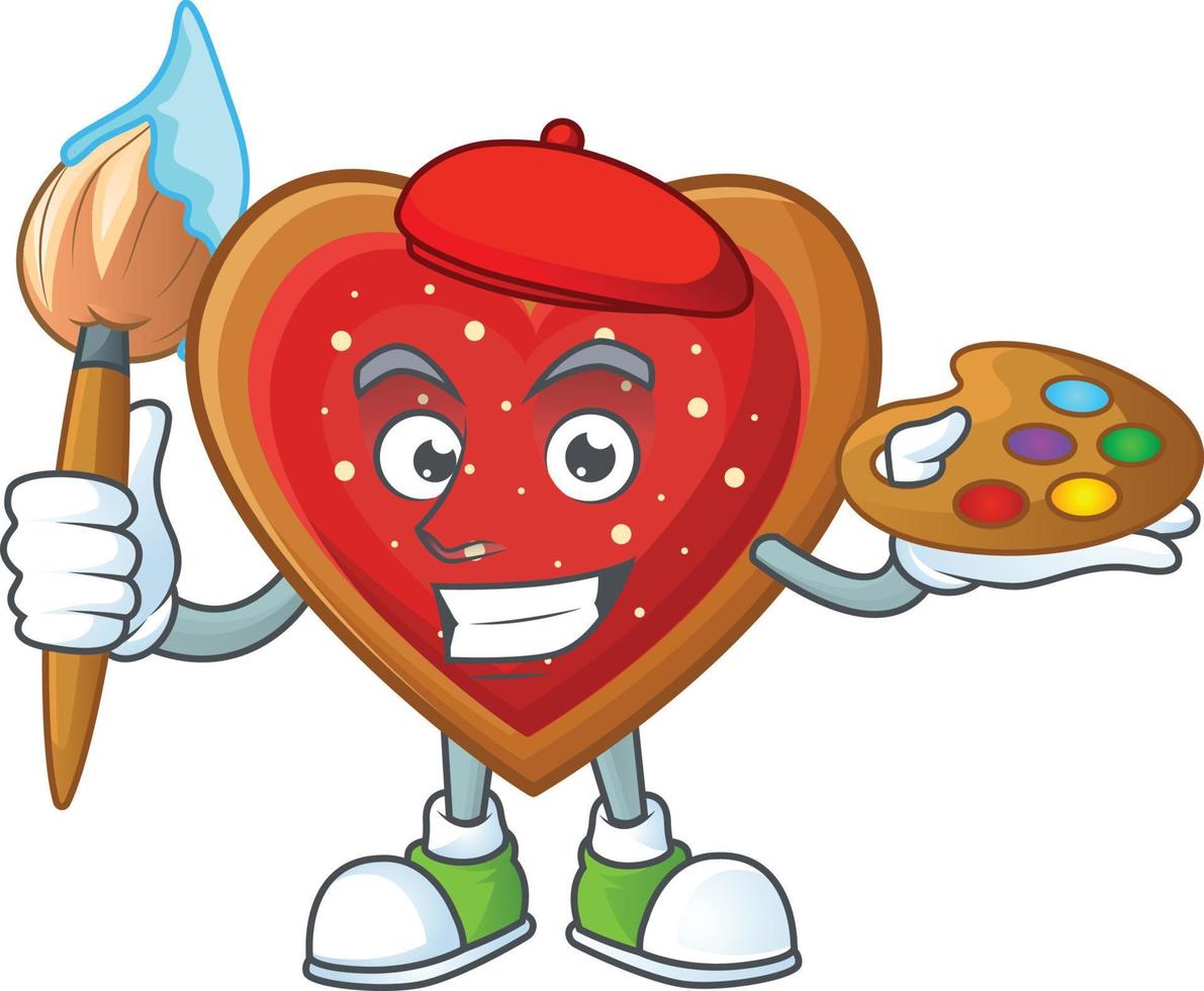 Love cookies cartoon vector