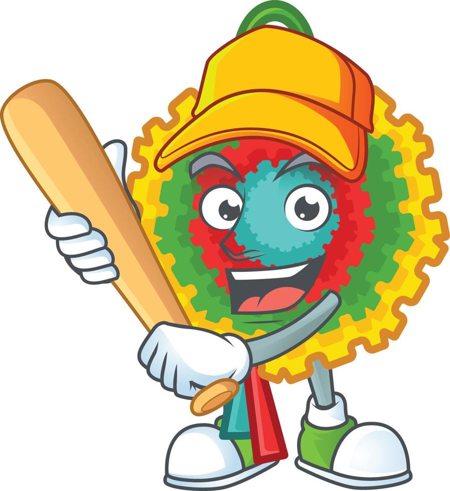 Pinata cartoon mascot style vector