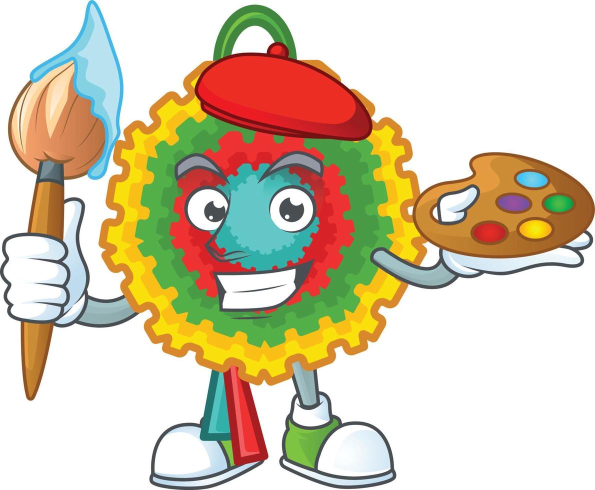 Pinata cartoon mascot style vector