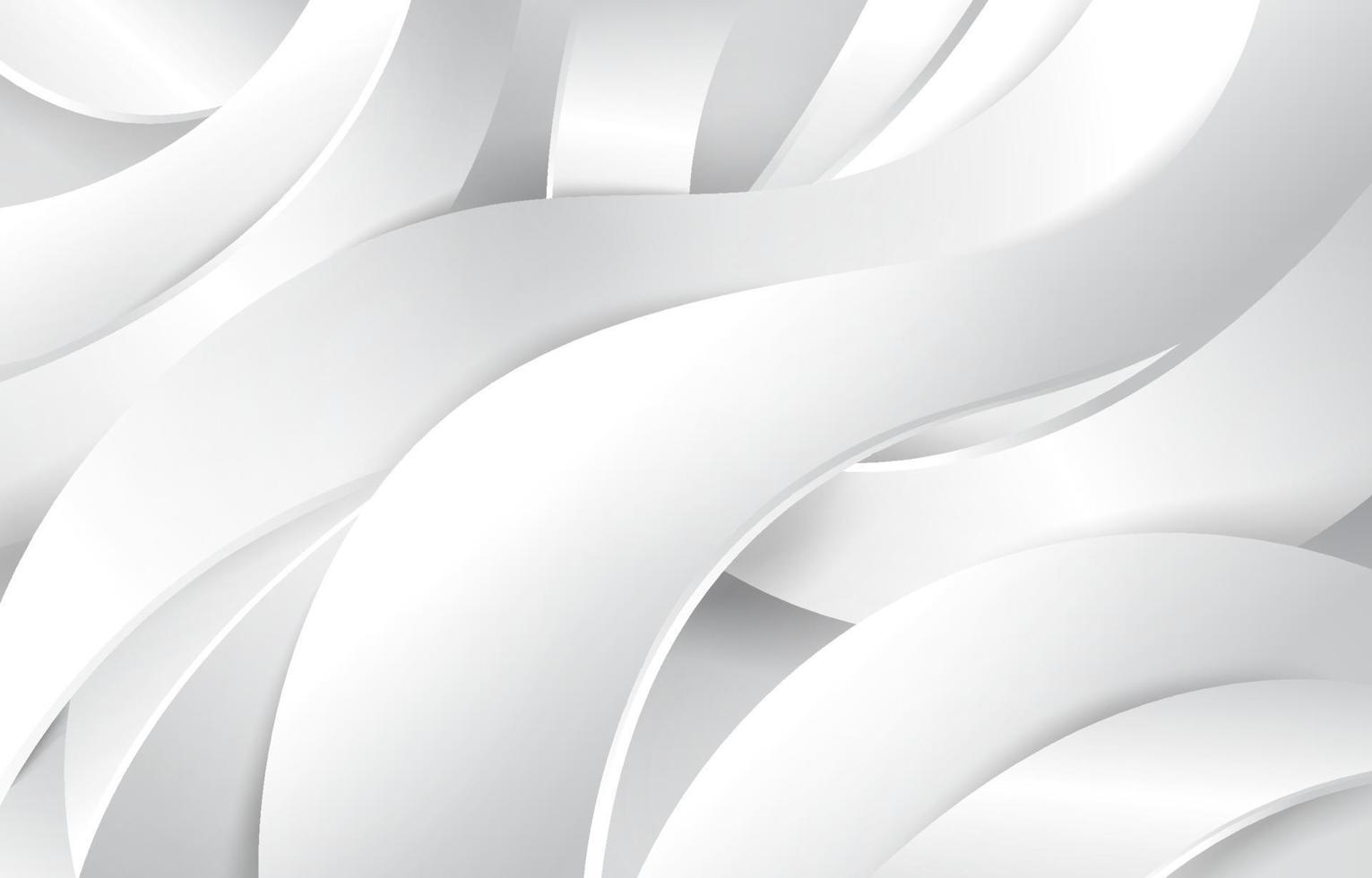 Abstract 3d Modern White Background vector