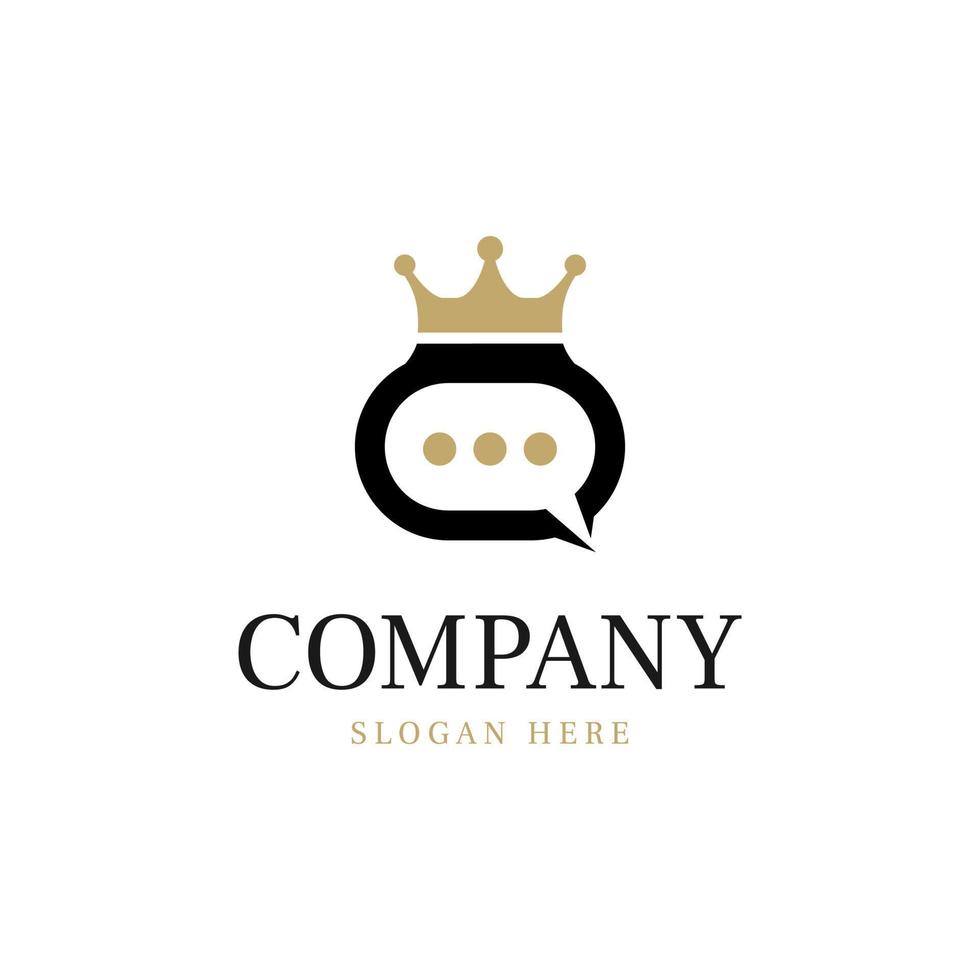 chat crown royal king gold vector