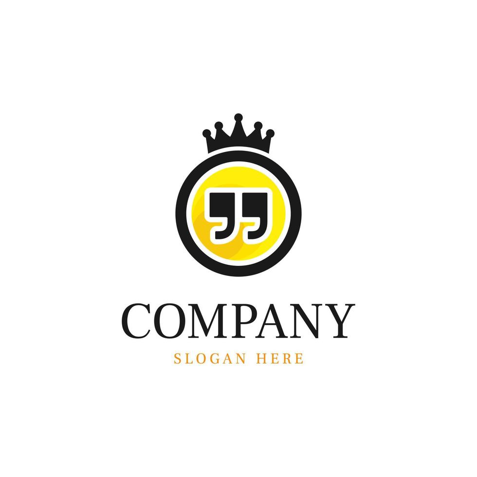 quotes king crown royal yellow vector