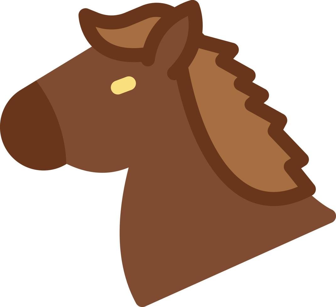 ilustración de vector de caballo en un fondo. símbolos de calidad premium. iconos vectoriales para concepto y diseño gráfico.