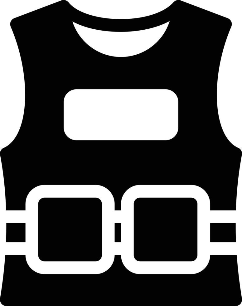 Ilustración de vector de chaqueta de seguridad en un fondo. Símbolos de calidad premium. Iconos vectoriales para concepto y diseño gráfico.