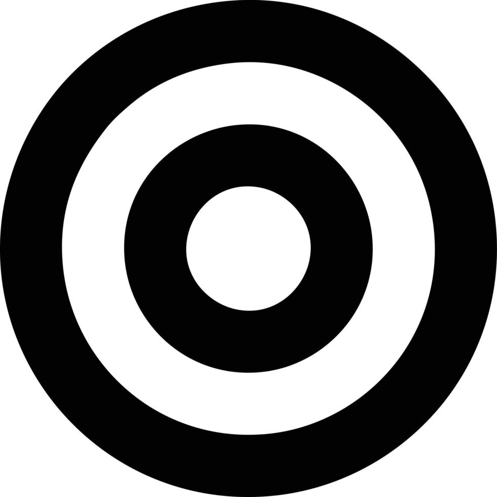 Target focus icon symbol vector image, illustration of the success goal icon concept. EPS 10