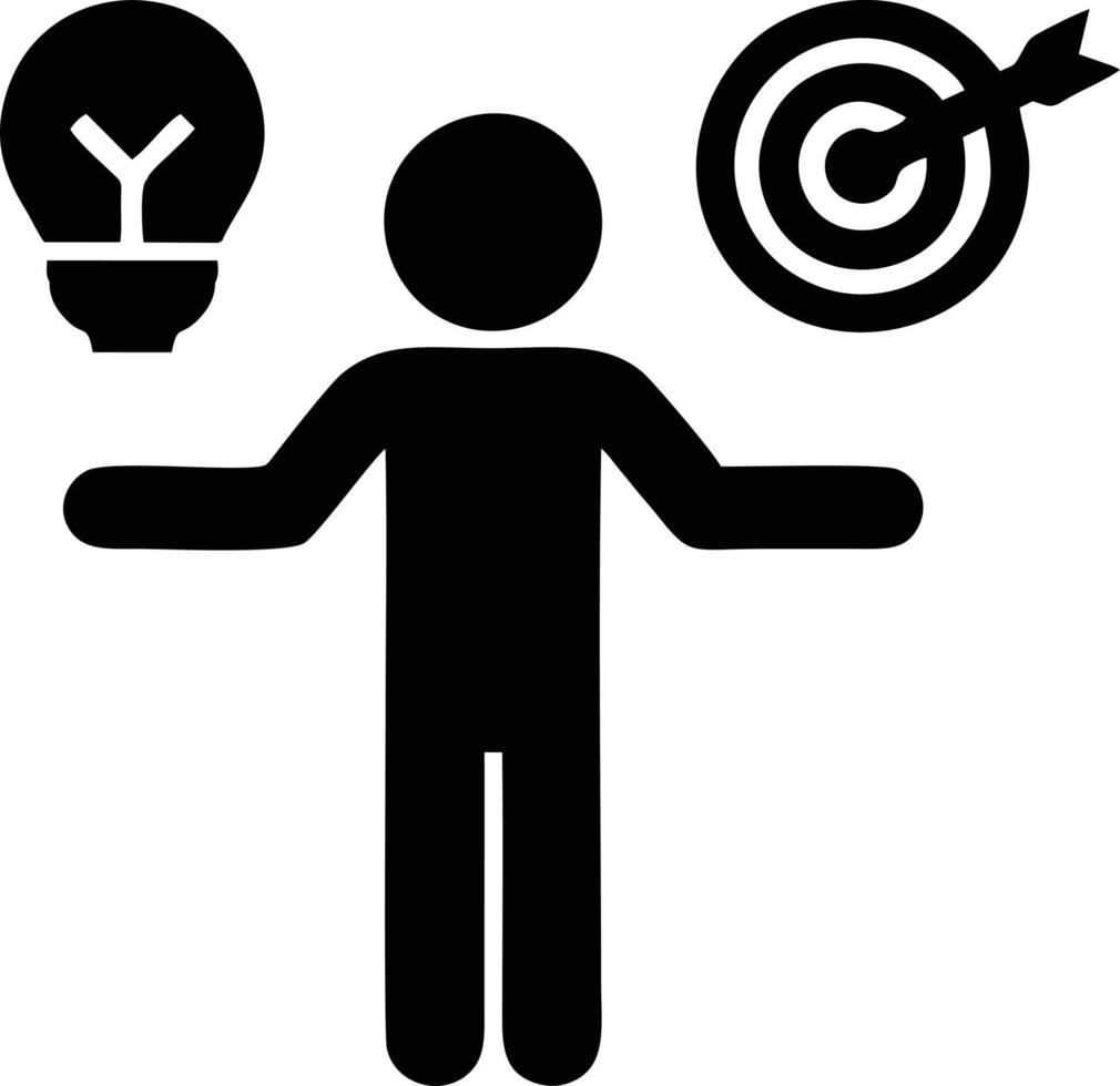 Target focus icon symbol vector image, illustration of the success goal icon concept. EPS 10