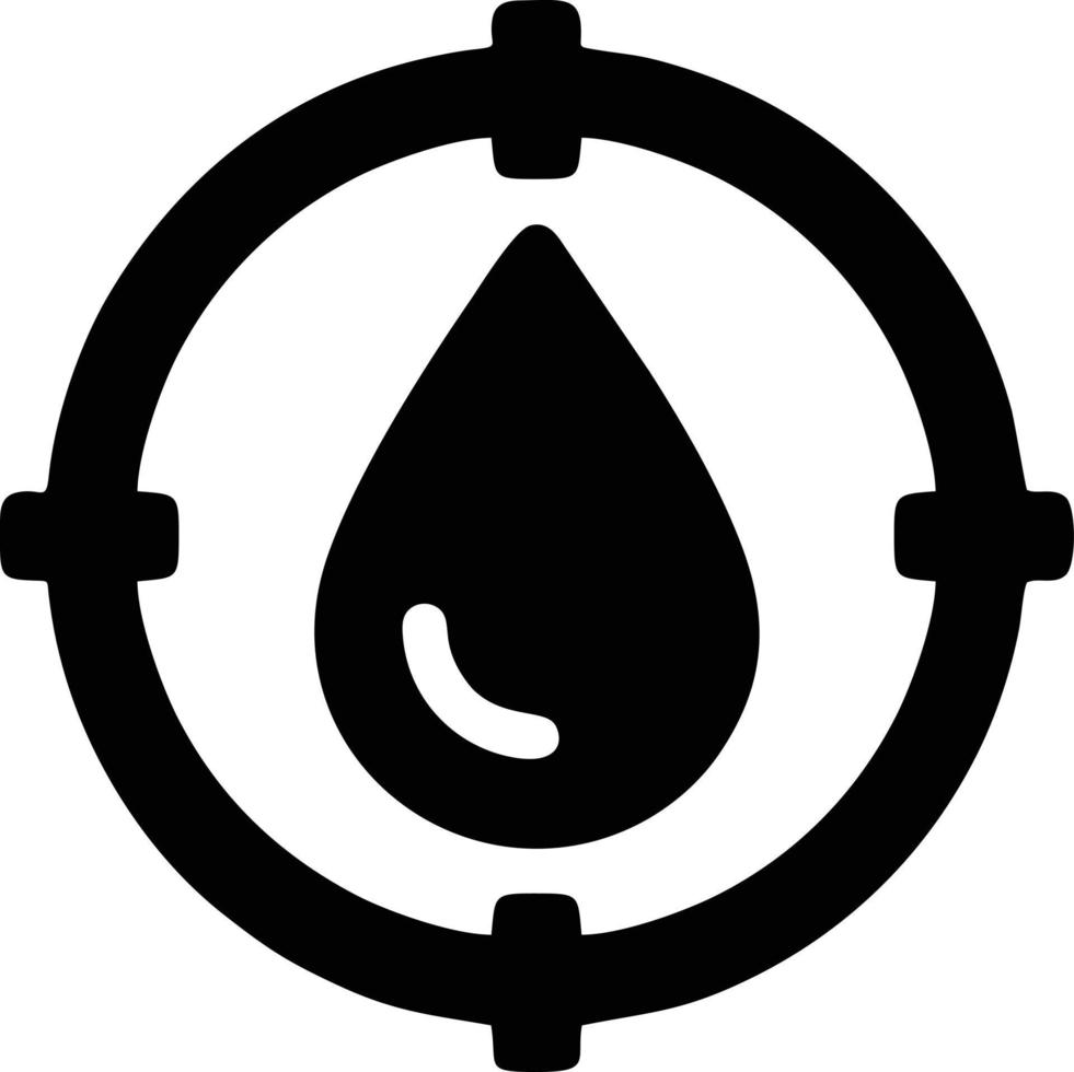 Target focus icon symbol vector image, illustration of the success goal icon concept. EPS 10