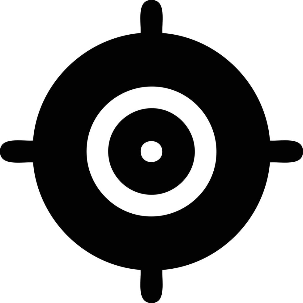 Target focus icon symbol vector image, illustration of the success goal icon concept. EPS 10