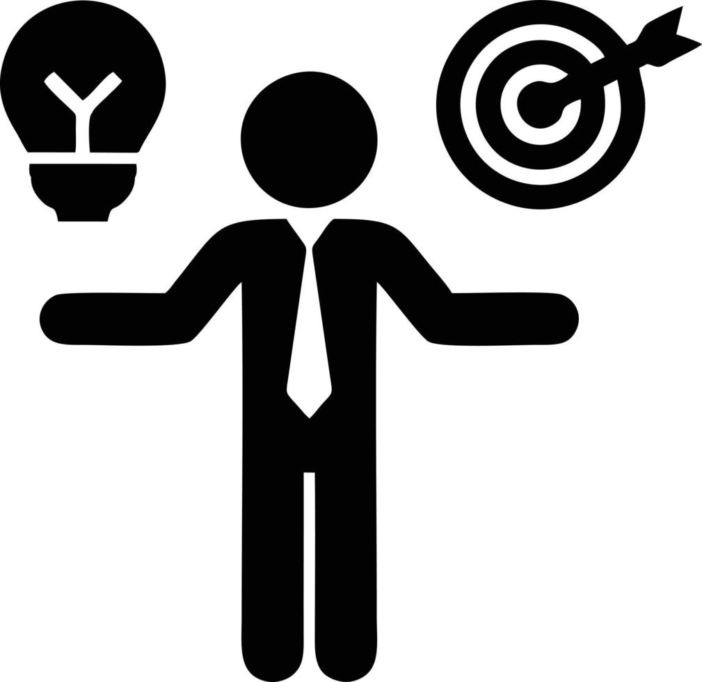 Target focus icon symbol vector image, illustration of the success goal icon concept. EPS 10