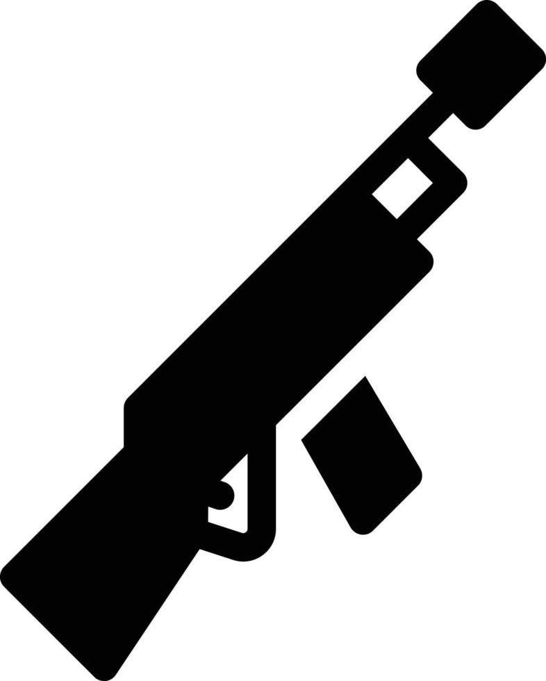 ilustración de vector de pistola en un fondo. símbolos de calidad premium. iconos vectoriales para concepto y diseño gráfico.