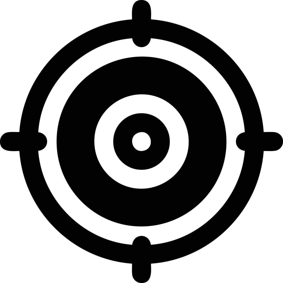 Target focus icon symbol vector image, illustration of the success goal icon concept. EPS 10