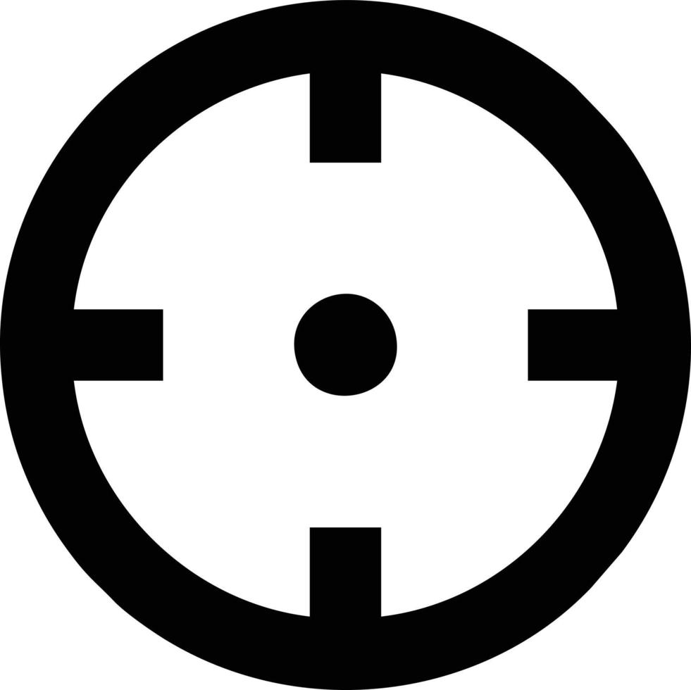 Target focus icon symbol vector image, illustration of the success goal icon concept. EPS 10