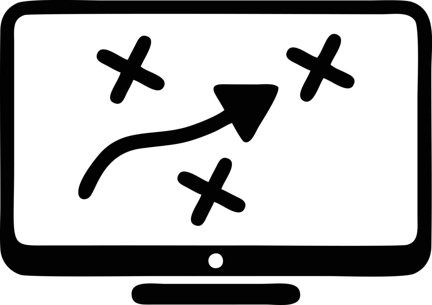 Target focus icon symbol vector image, illustration of the success goal icon concept. EPS 10