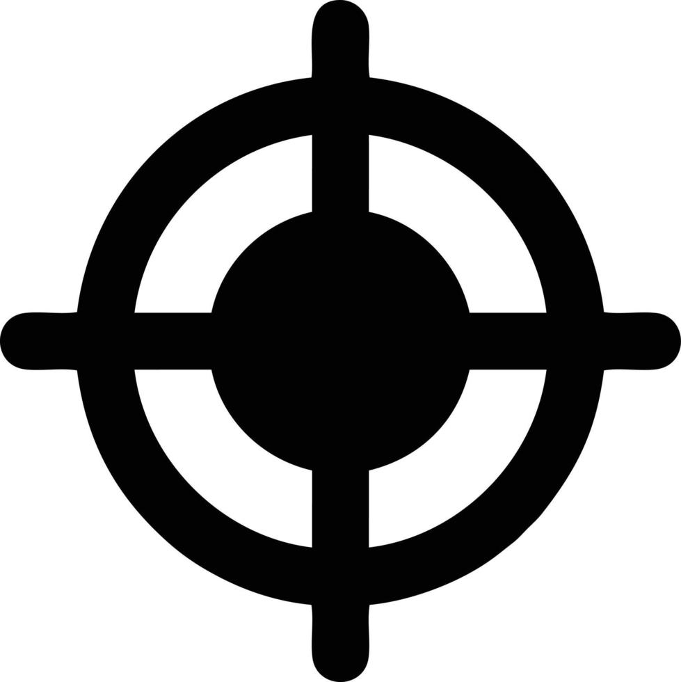 Target focus icon symbol vector image, illustration of the success goal icon concept. EPS 10