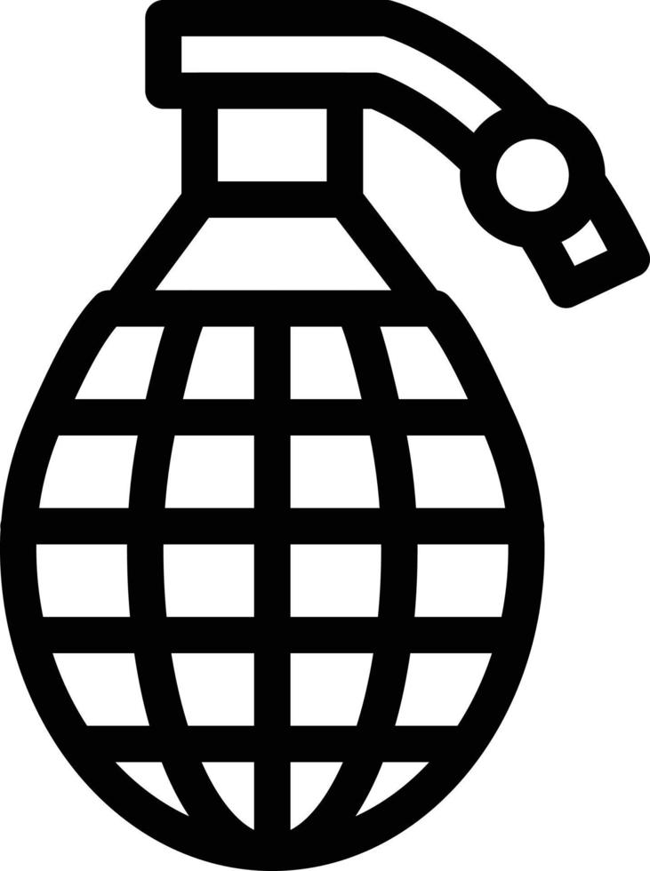 grenade vector illustration on a background.Premium quality symbols.vector icons for concept and graphic design.