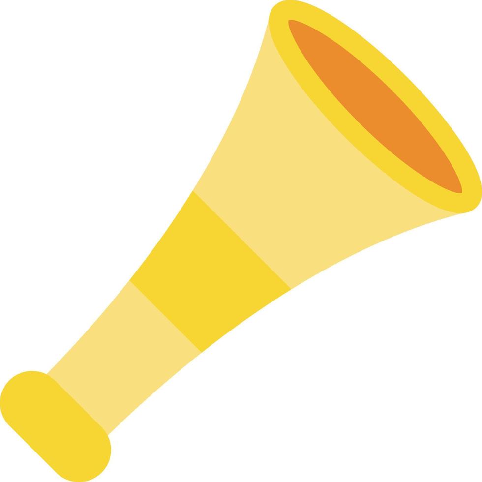ilustración vectorial de trompeta para niños en un fondo. símbolos de calidad premium. iconos vectoriales para concepto y diseño gráfico. vector