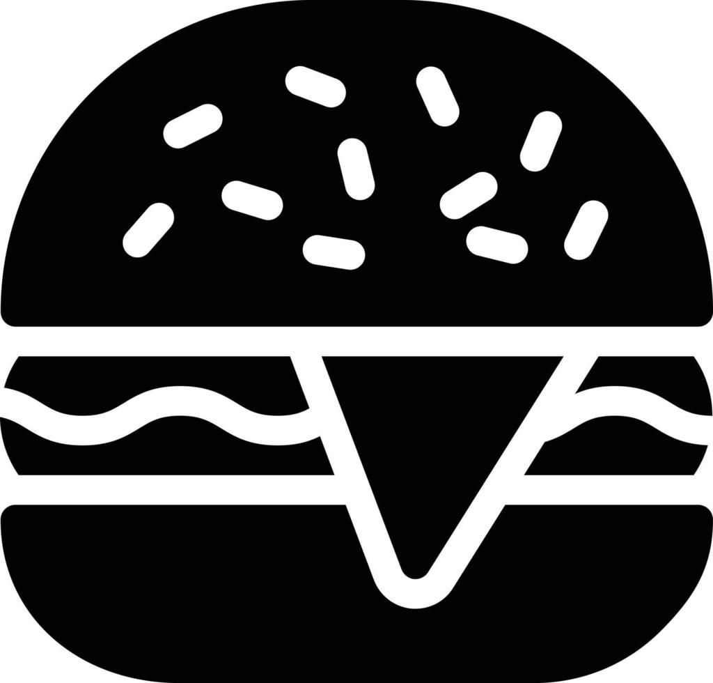 ilustración de vector de hamburguesa en un fondo. símbolos de calidad premium. iconos vectoriales para concepto y diseño gráfico.