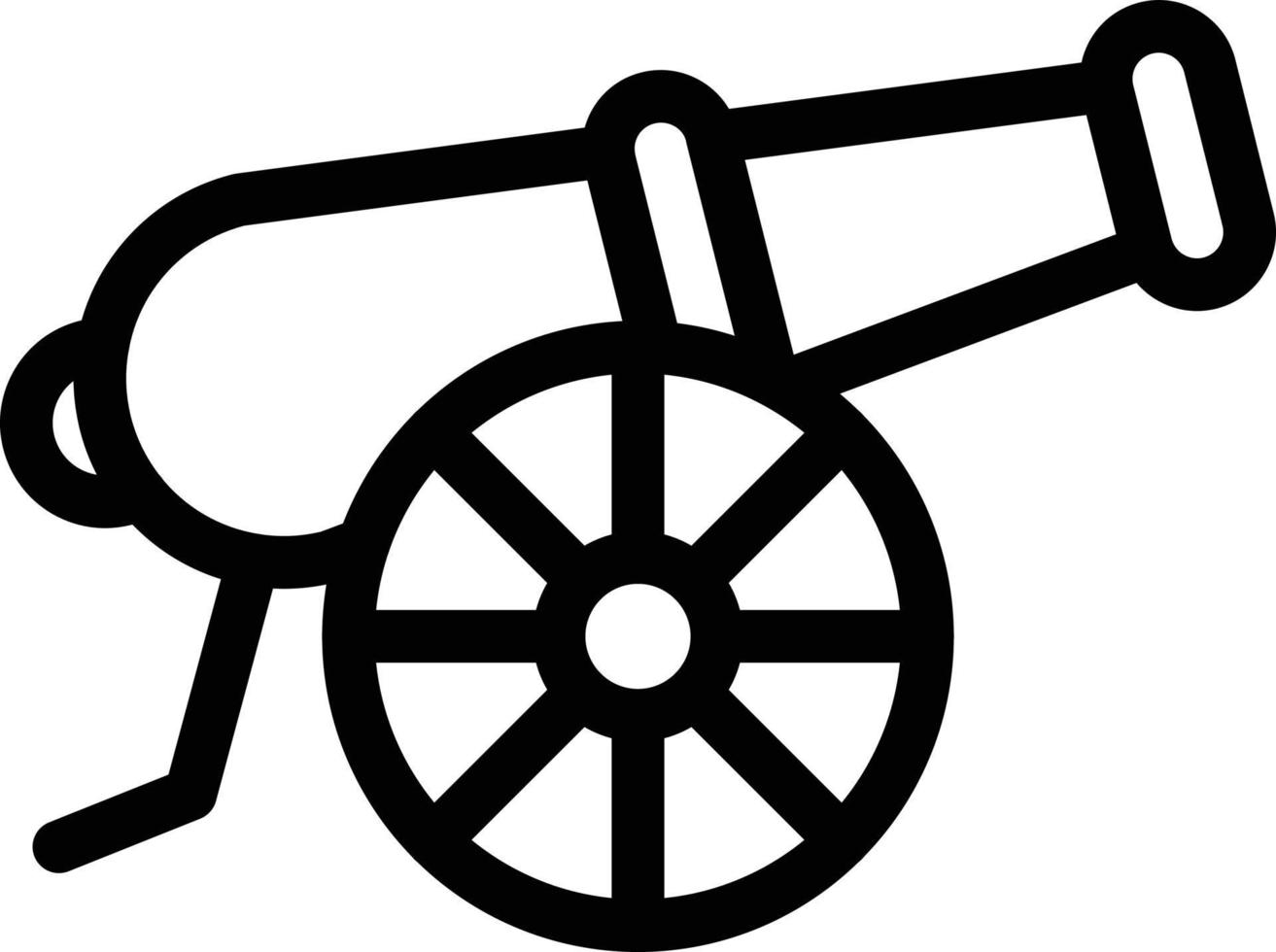 cannon vector illustration on a background.Premium quality symbols.vector icons for concept and graphic design.