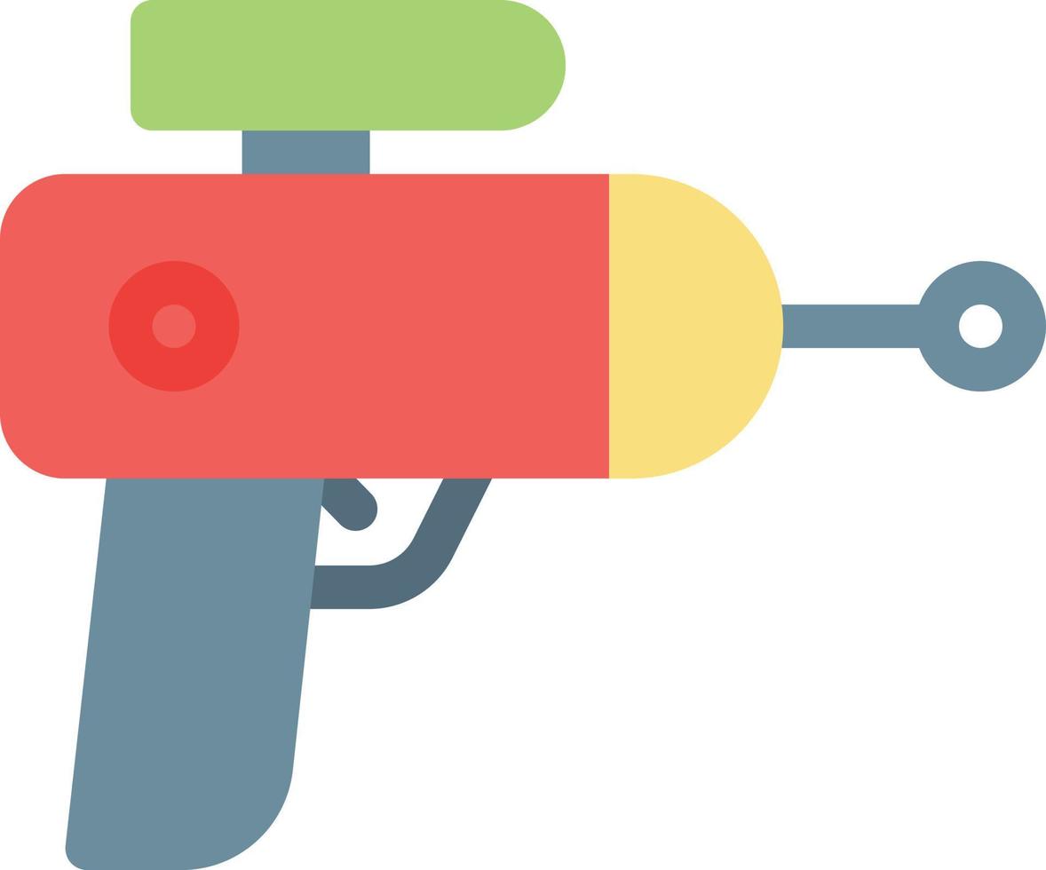 ilustración de vector de pistola de tiro en un fondo. símbolos de calidad premium. iconos vectoriales para concepto y diseño gráfico.