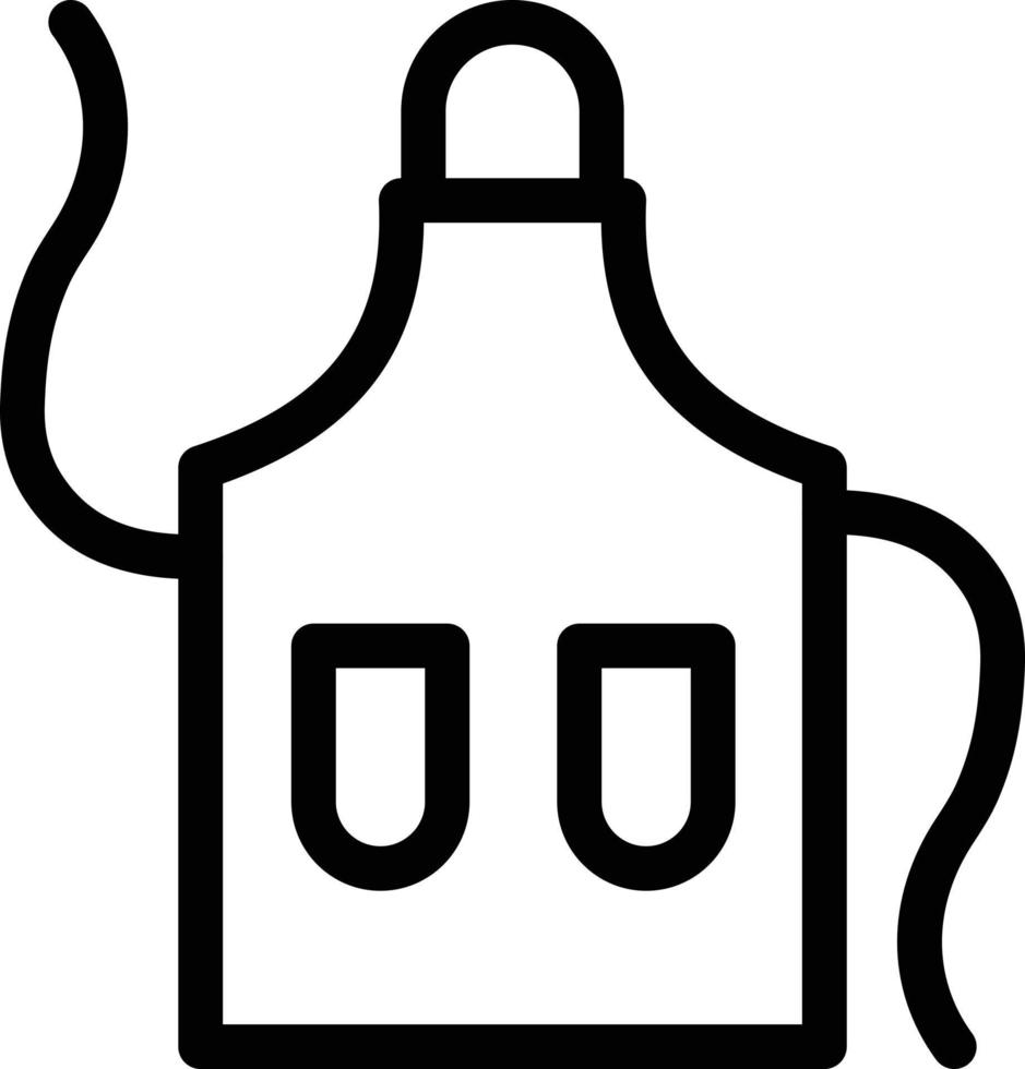 apron vector illustration on a background.Premium quality symbols.vector icons for concept and graphic design.