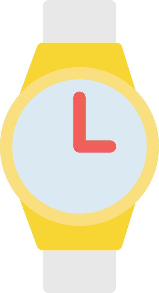 ilustración de vector de reloj de pulsera en un fondo. símbolos de calidad premium. iconos vectoriales para concepto y diseño gráfico.