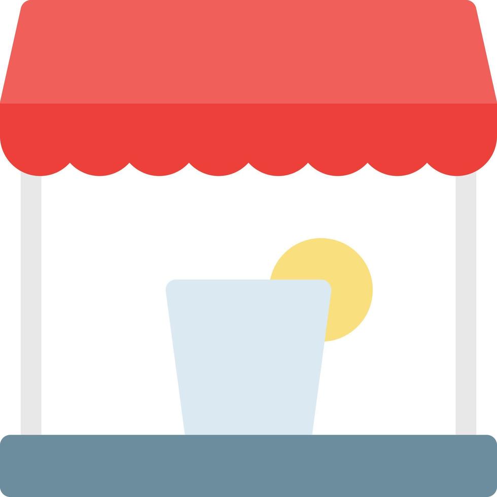 lemonade stall vector illustration on a background.Premium quality symbols.vector icons for concept and graphic design.