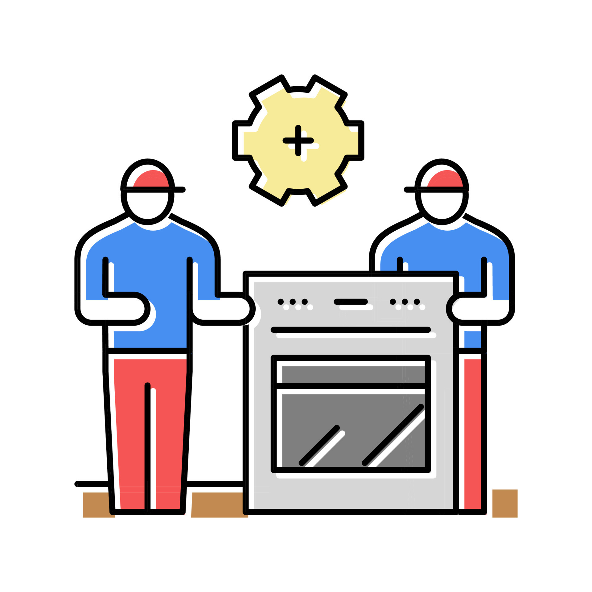 appliance installation color icon vector illustration 19537587 Vector
