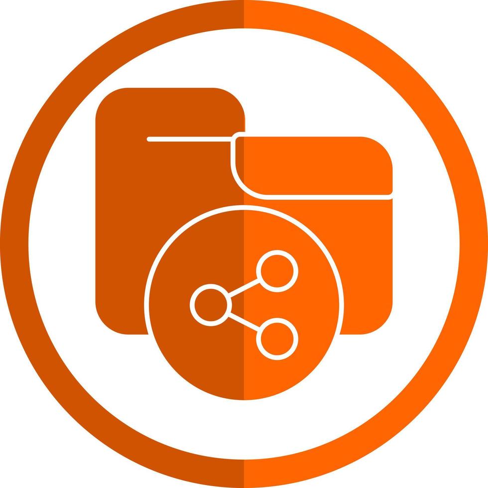 Shared Folder Vector Icon