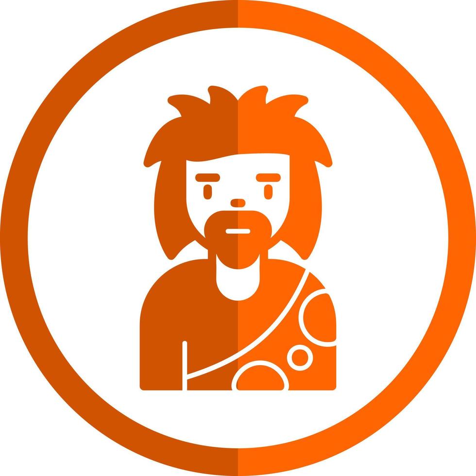 Stone Man Vector Icon
