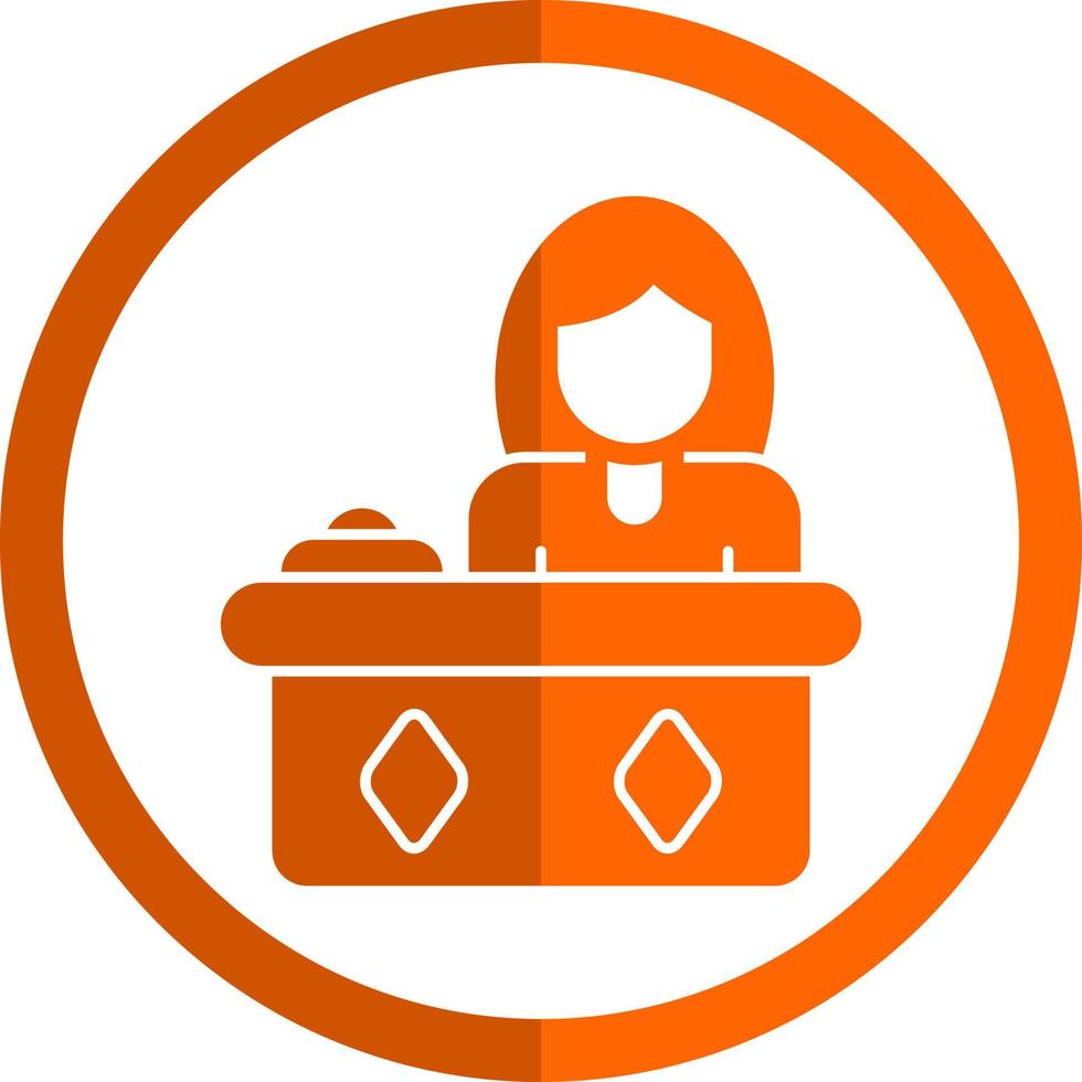 Receptionist Vector Icon 19538066 Vector Art at Vecteezy