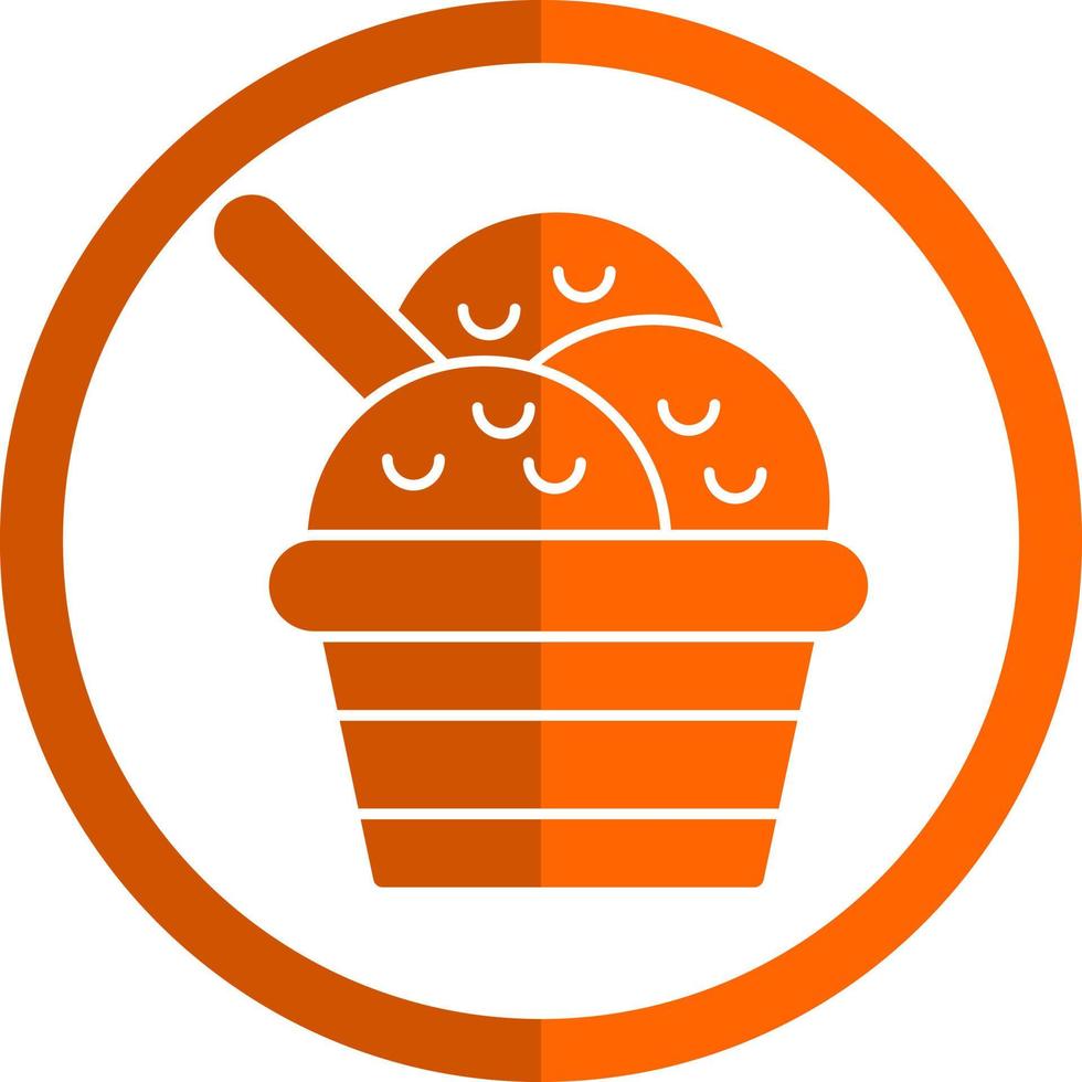 icono de vector de helado