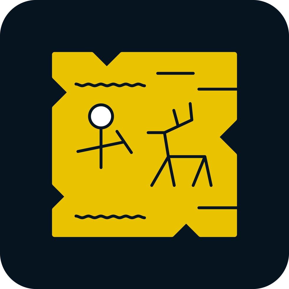 Cave Painting Vector Icon