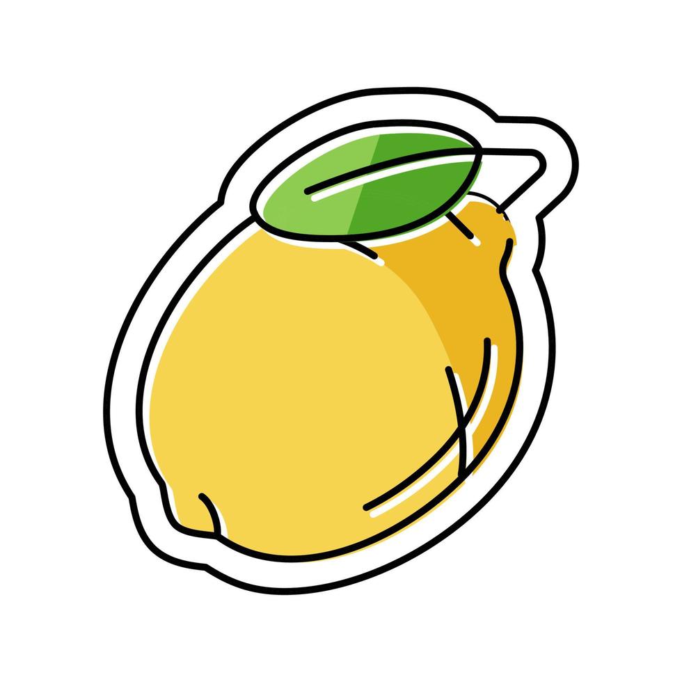 lemon slot game color icon vector illustration