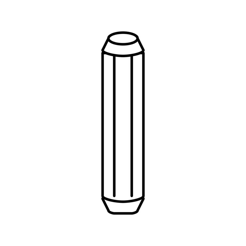 furniture dowel assembly line icon vector illustration