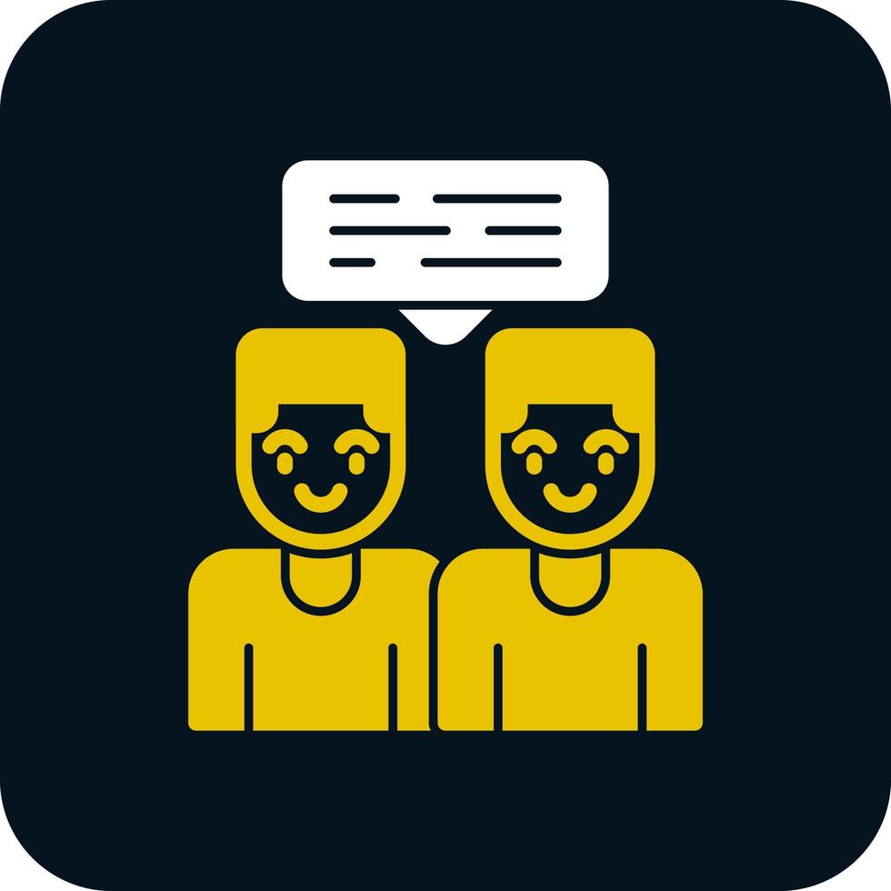 Conversation Vector Icon