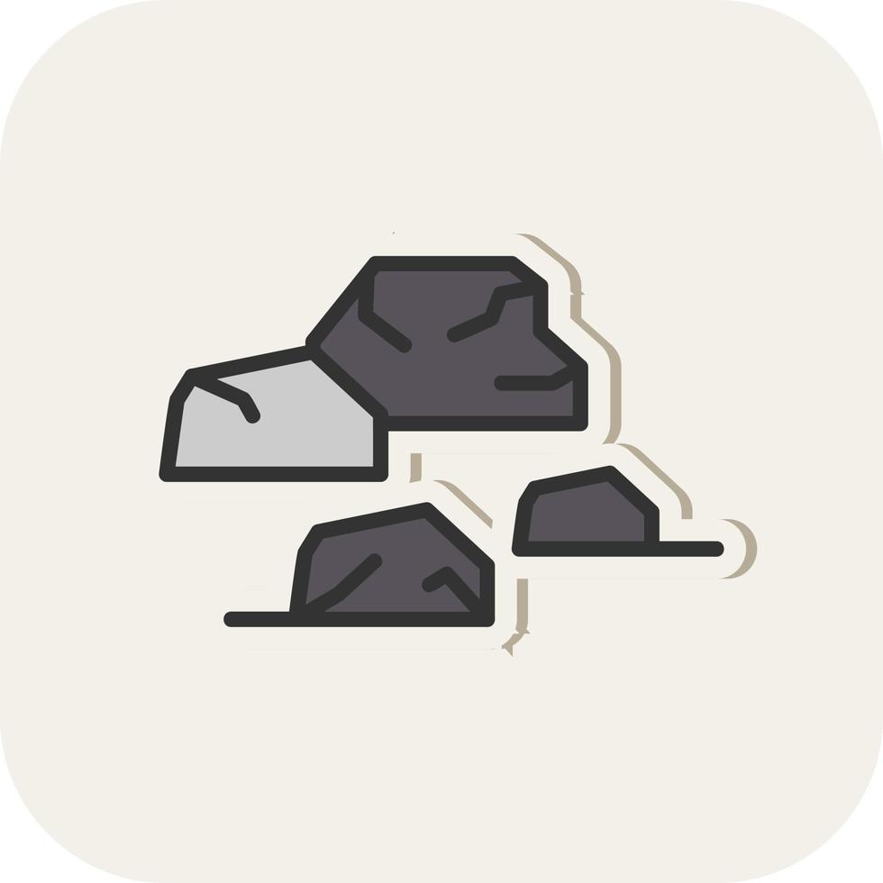 Rock Vector Icon