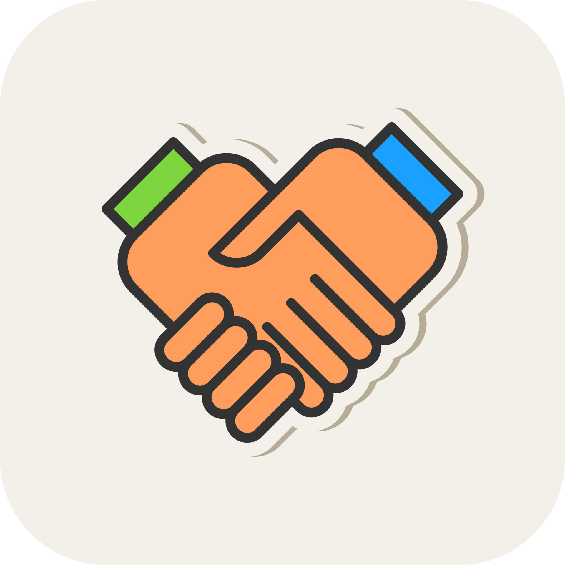 Handshake Vector Icon 19538752 Vector Art at Vecteezy