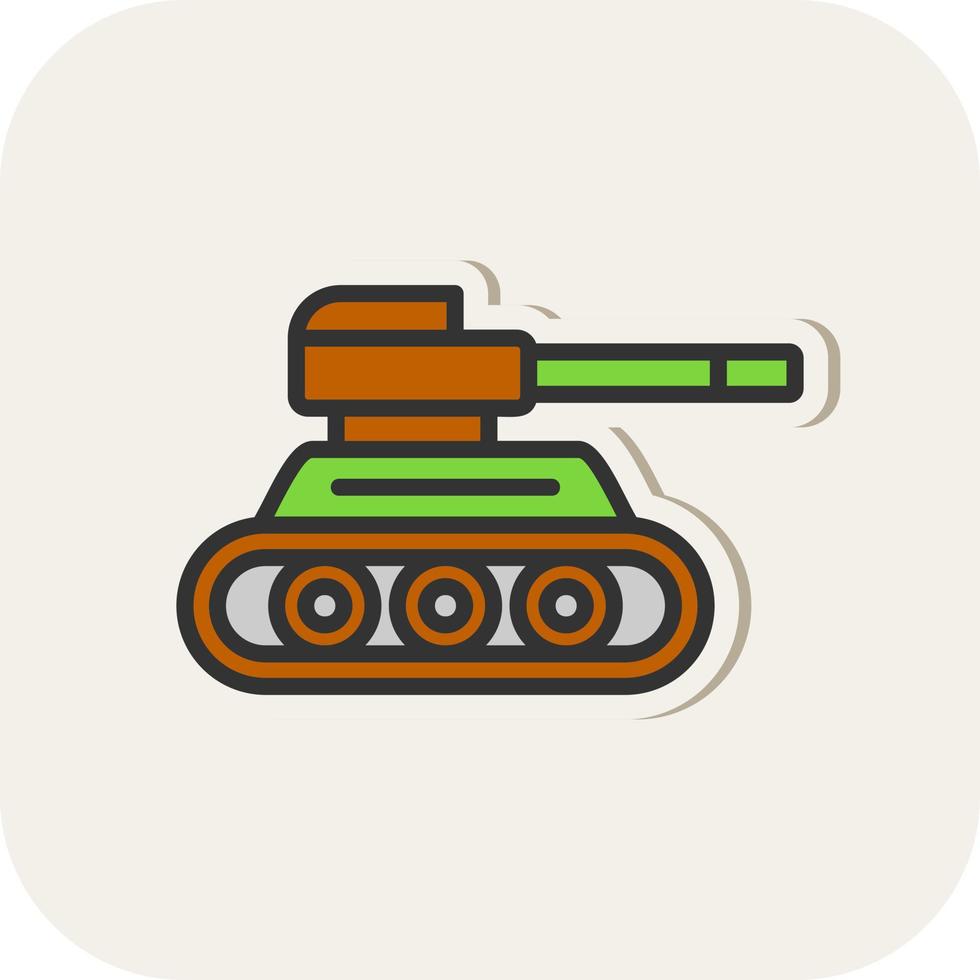 icono de vector de tanque