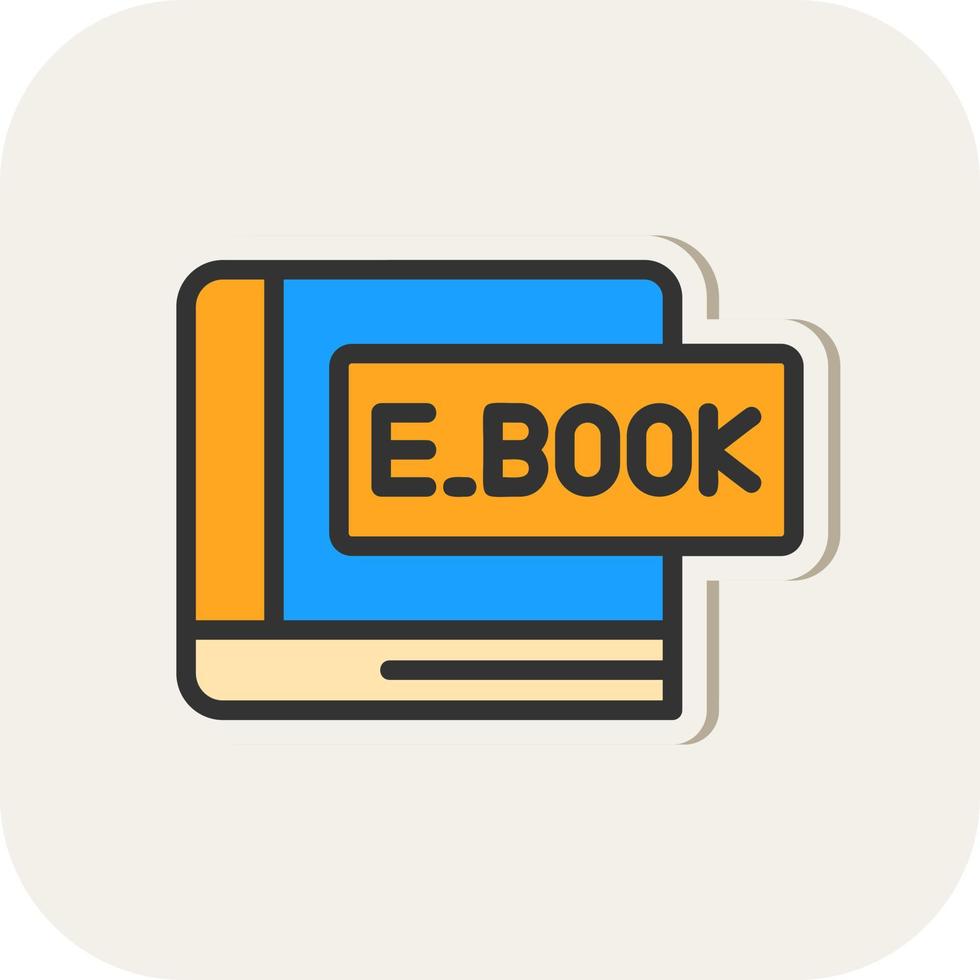 icono de vector de ebook