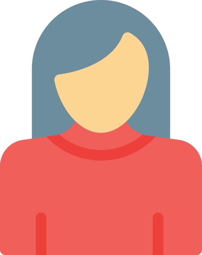 ilustración vectorial femenina sobre un fondo. símbolos de calidad premium. iconos vectoriales para concepto y diseño gráfico. vector