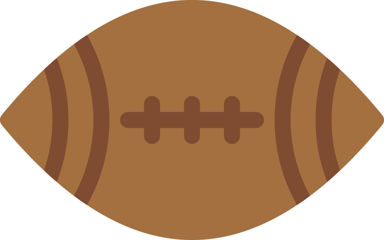 Ilustración de vector de rugby en un fondo. Símbolos de calidad premium. Iconos vectoriales para concepto y diseño gráfico.