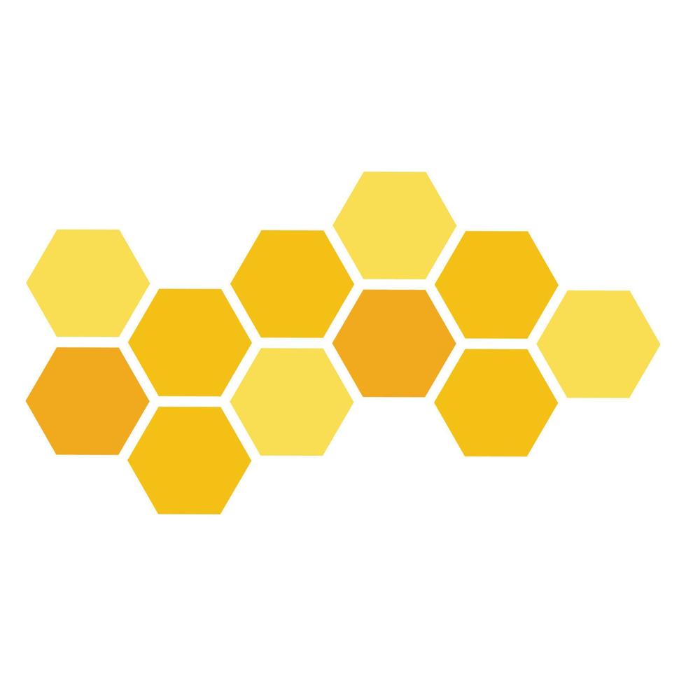 icon honeycomb illustration vector